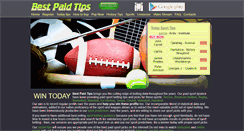 Desktop Screenshot of bestpaidtips.com