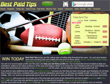 Tablet Screenshot of bestpaidtips.com